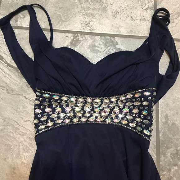 MY MICHELLE formal navy blue dress - Picture 2 of 7